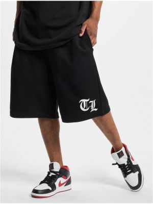 Pantaloni scurți de sport Thug Life negru
