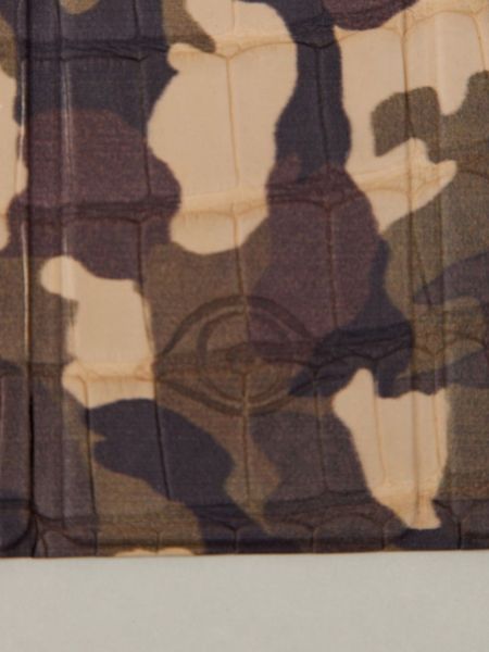 Pochette à imprimé camouflage Fornasetti