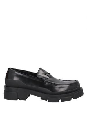 Loafers de cuero Givenchy negro
