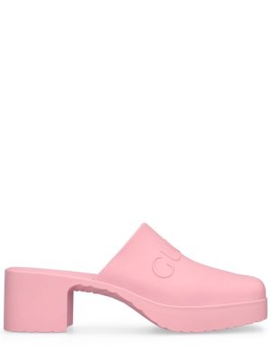 Slip on sandály Gucci růžové