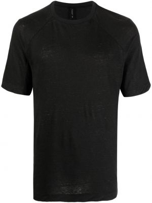 T-krekls ar apaļu kakla izgriezumu Transit melns