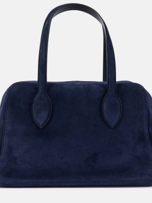Wildleder shopper handtasche Khaite blau