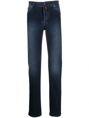 Jeans med normal passform Kiton blå