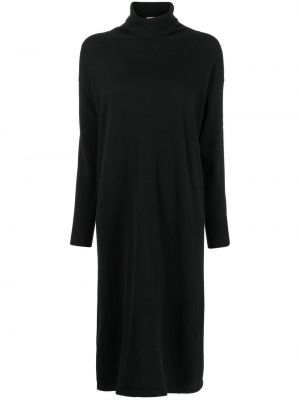 Robe en cachemire col roulé N.peal noir