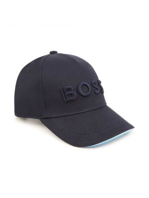 Cappello con visiera ricamato Boss Kidswear blu