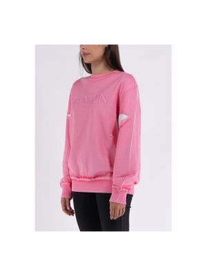 Haftowana bluza Lanvin różowa