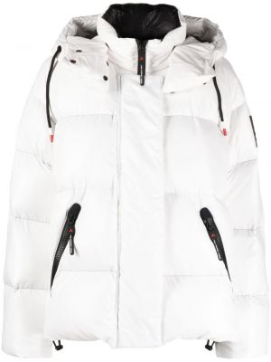 Pernata jakna sa perjem s kapuljačom Peuterey bijela