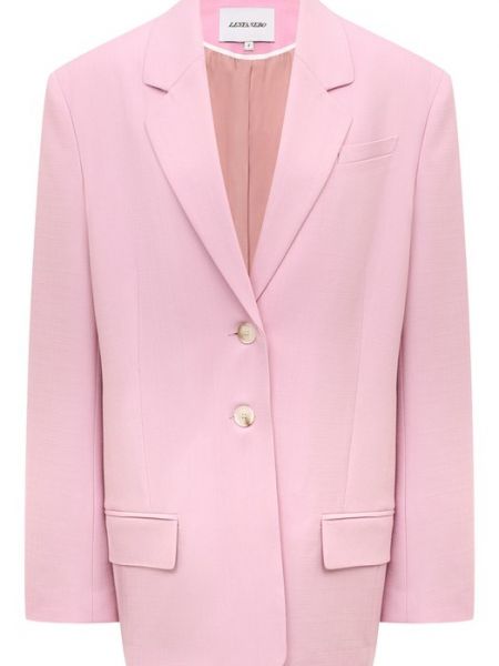Шерстяной пиджак Lesyanebo розовый