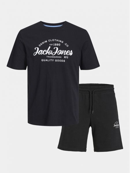 Priliehavé športové tričko Jack&jones čierna