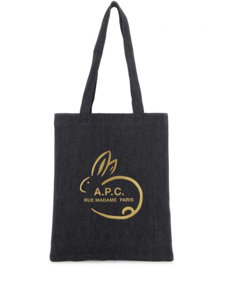 Shopping bag A.p.c. blå