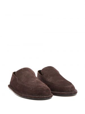 Seemisnahksed loafer-kingad Maison Margiela pruun