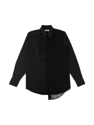 Черная кружевная рубашка на пуговицах Givenchy