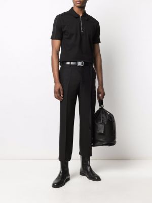 Polo con cremallera Givenchy negro
