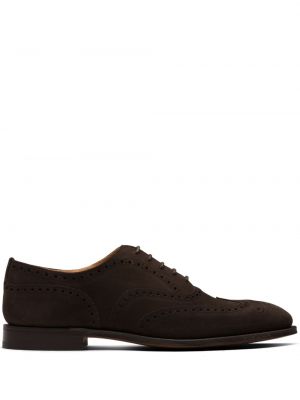 Pantofi oxford din piele de căprioară Church's maro