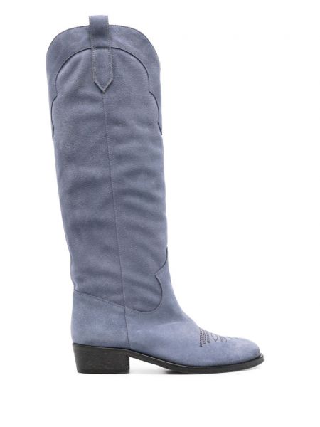 Wildleder stiefelette Via Roma 15 blau