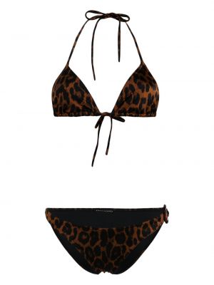 Bikini cu imagine cu model leopard Tom Ford