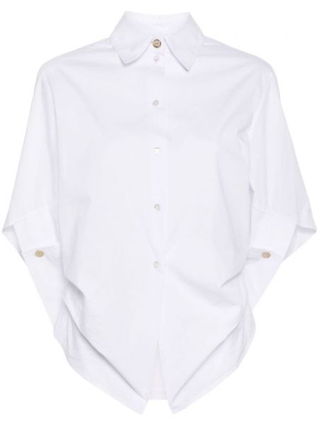 Ασύμμετρο πουκάμισο Liu Jo λευκό