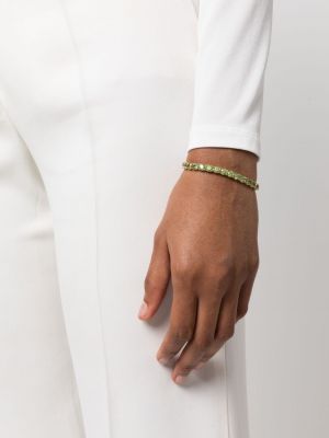 Bracelet à imprimé en cristal Swarovski vert