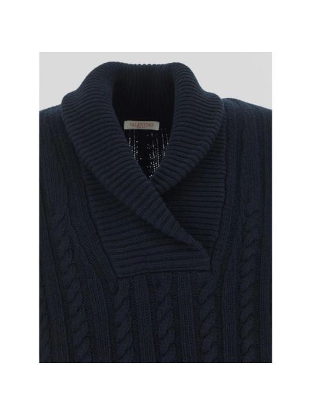 Jersey de lana de tela jersey Valentino azul