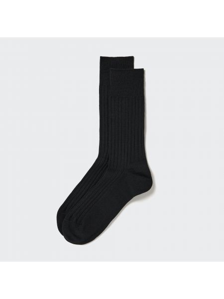 Хлопковые носки Uniqlo черные