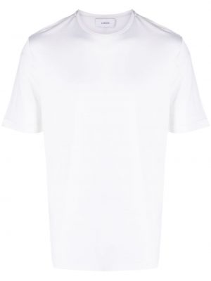 Vlněné tričko Lardini bílé