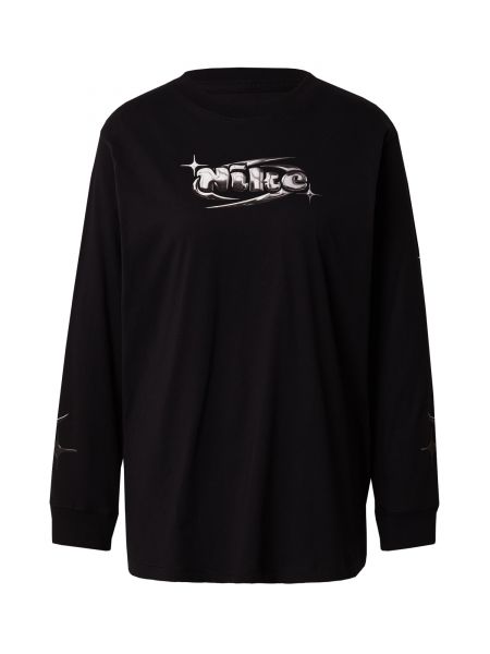 Tričko s dlhými rukávmi Nike Sportswear čierna
