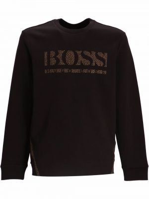 Slank sweatshirt Boss svart