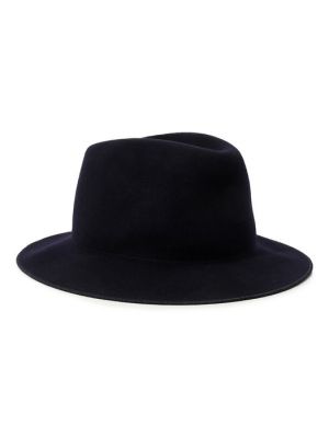 Шерстяная шляпа Giorgio Armani синяя