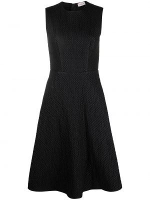 Καπιτονέ αμάνικο φόρεμα Moncler μαύρο