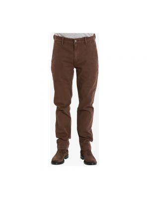 Pantalones chinos de algodón Levi's marrón
