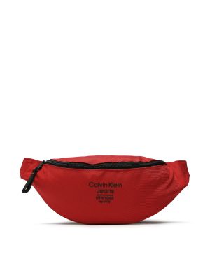Športna torba Calvin Klein Jeans rdeča