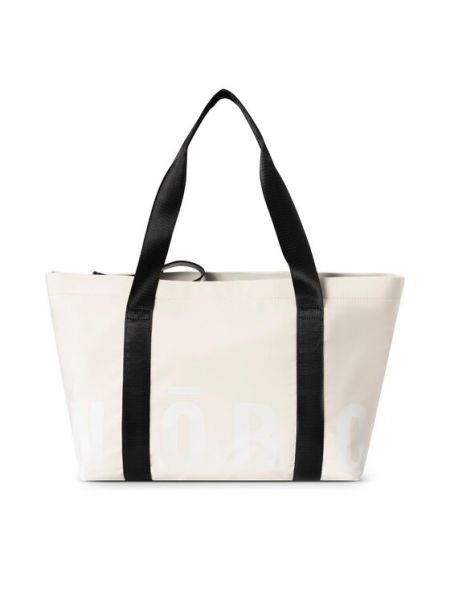 Τσάντα shopper Nobo λευκό