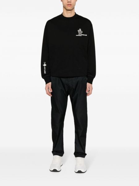 Sweatshirt aus baumwoll Moncler Grenoble schwarz