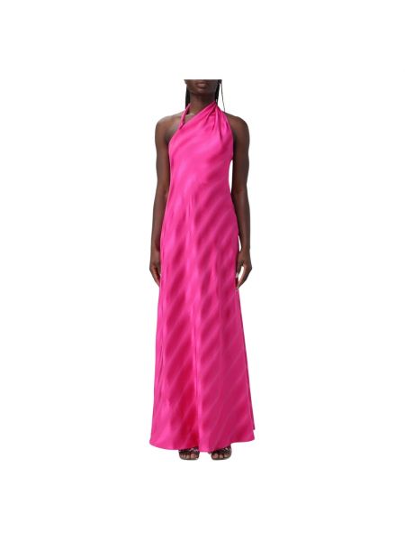 Sukienka długa Giorgio Armani różowa