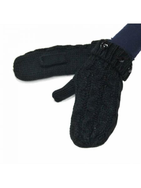 Черные перчатки Marina D'este