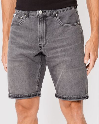 Shorts en jean Calvin Klein Jeans gris