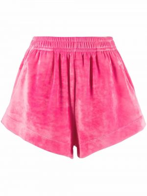 Samt shorts Styland pink