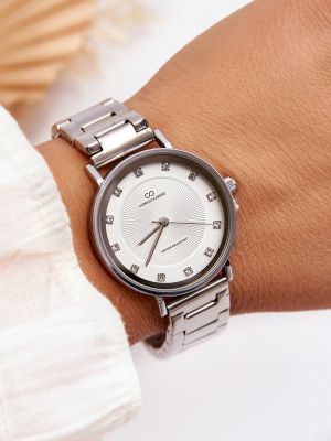 Wodoodporny zegarek Kesi srebrny