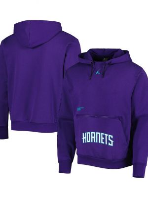 Пуловер с капюшоном Jordan фиолетовый
