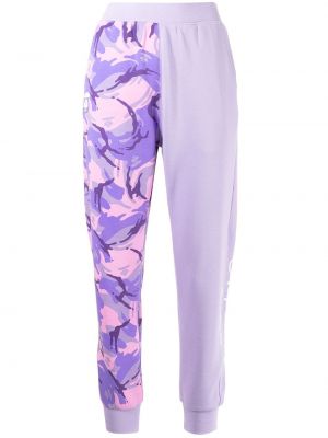 Pantalones de chándal con estampado Aape By *a Bathing Ape® violeta