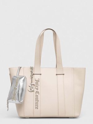 Бежевая сумка шоппер Juicy Couture