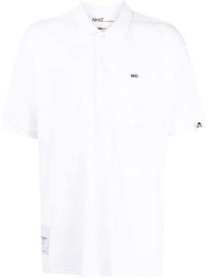 Поло тениска бродирана Izzue бяло