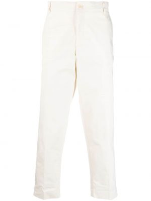 Bombažne hlače Maison Kitsuné bela