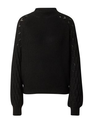 Пуловер Freequent черно