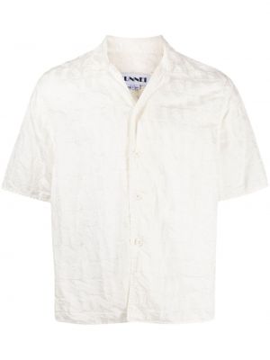Košile s knoflíky s potiskem Sunnei bílá