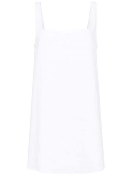 Lanena mini haljina Reformation bijela