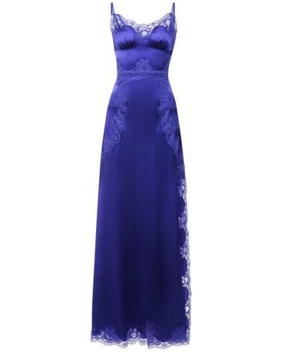 Шелковое платье Dolce & Gabbana, синее