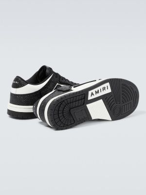 Δερμάτινα sneakers Amiri μαύρο