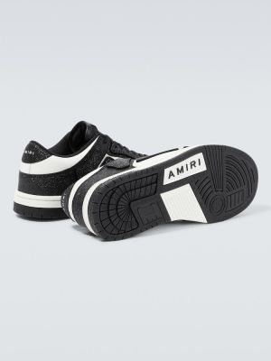 Zapatillas de cuero Amiri negro