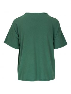 Bavlněné tričko Mother zelené